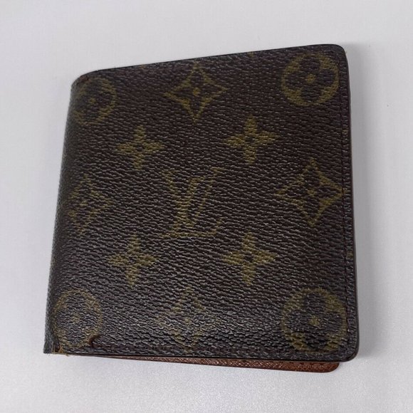 Louis Vuitton Monogram Canvas Leather Bifold Wallet - Picture 1 of 12